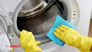 تمیز کردن لاستیک ماشین لباسشویی