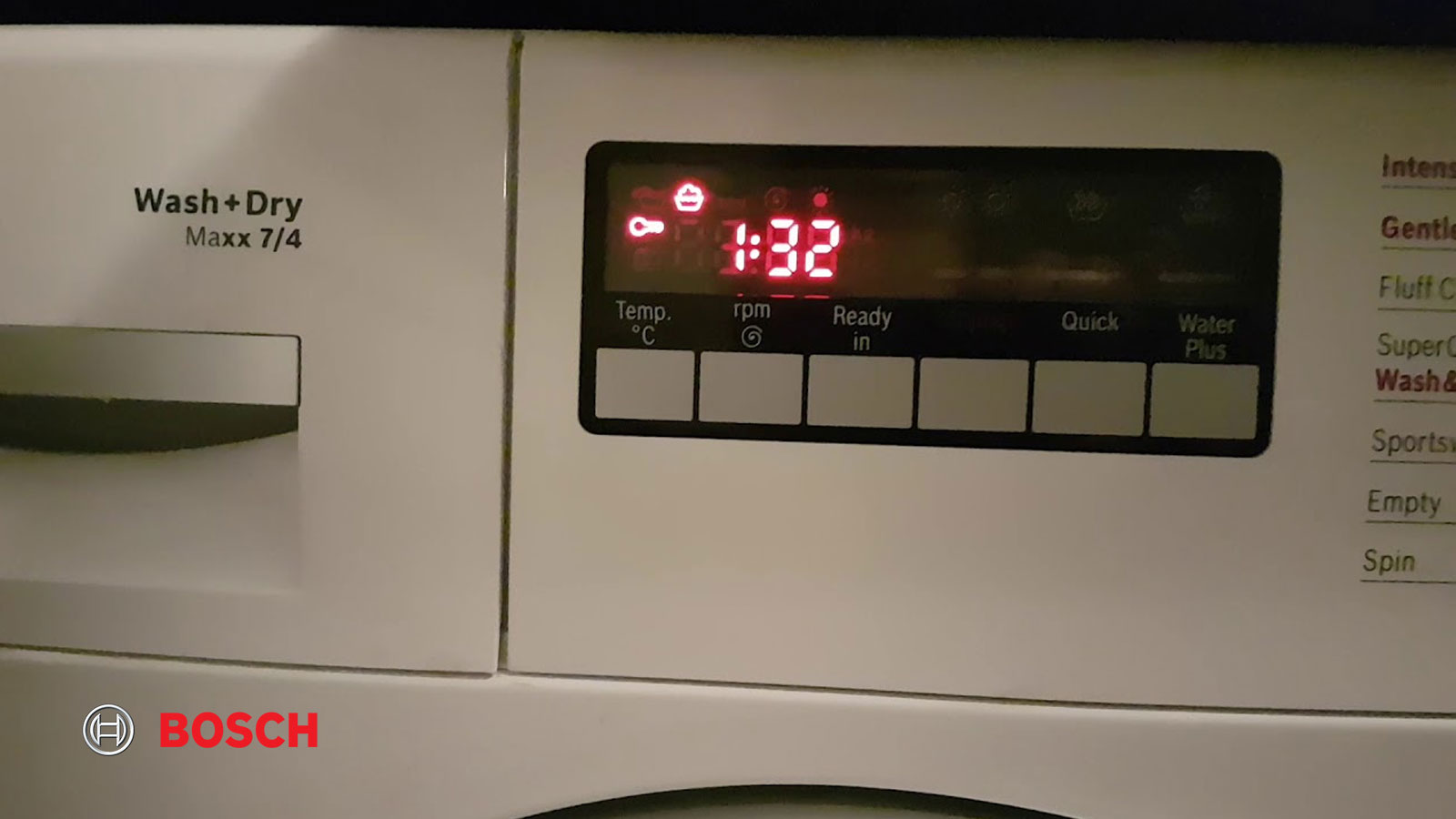 غیر فعال کردن قفل کودک ماشین لباسشویی بوش چگونه است؟