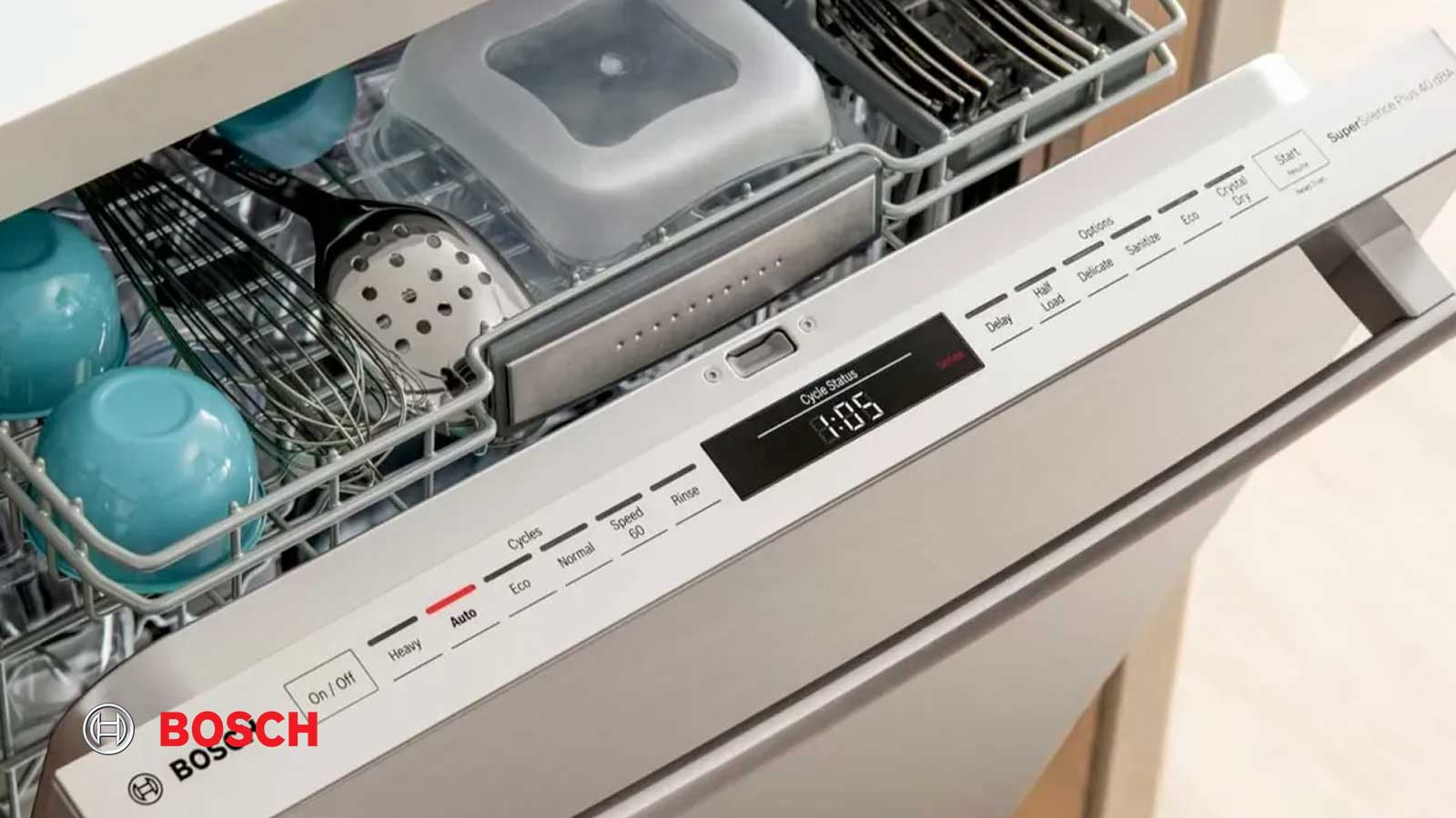 برنامه های شستشوی ماشین ظرفشویی بوش + معنی دکمه های روی آن | Bosch