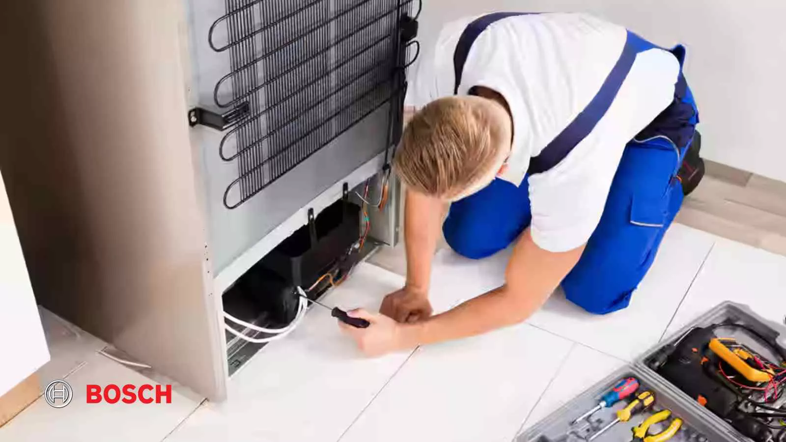 تعویض آب بند کمپرسور یخچال بوش