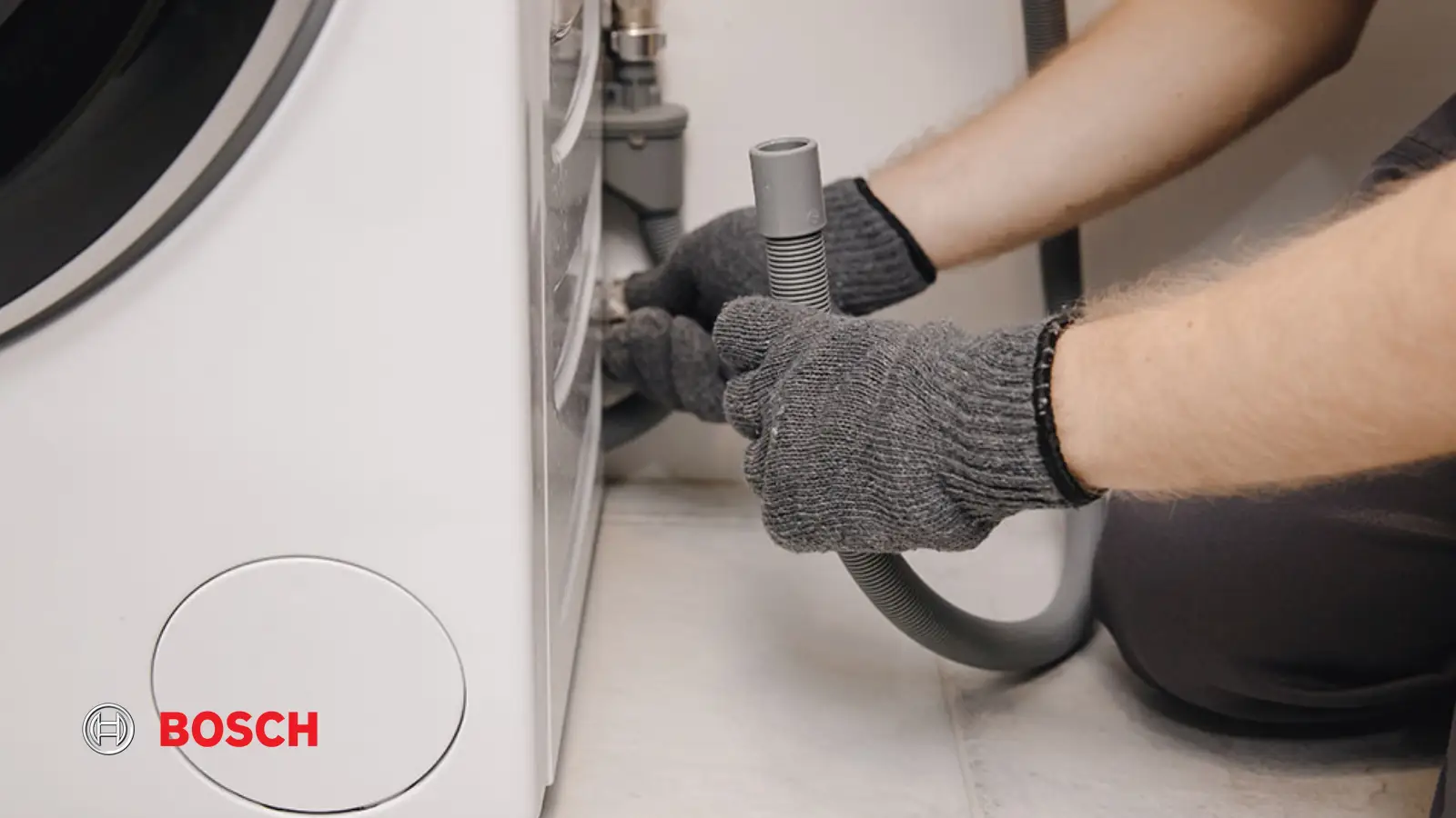 خرابی یا گرفتگی شیلنگ تخلیه لباسشویی