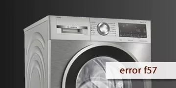 کد خطا F57 لباسشویی بوش